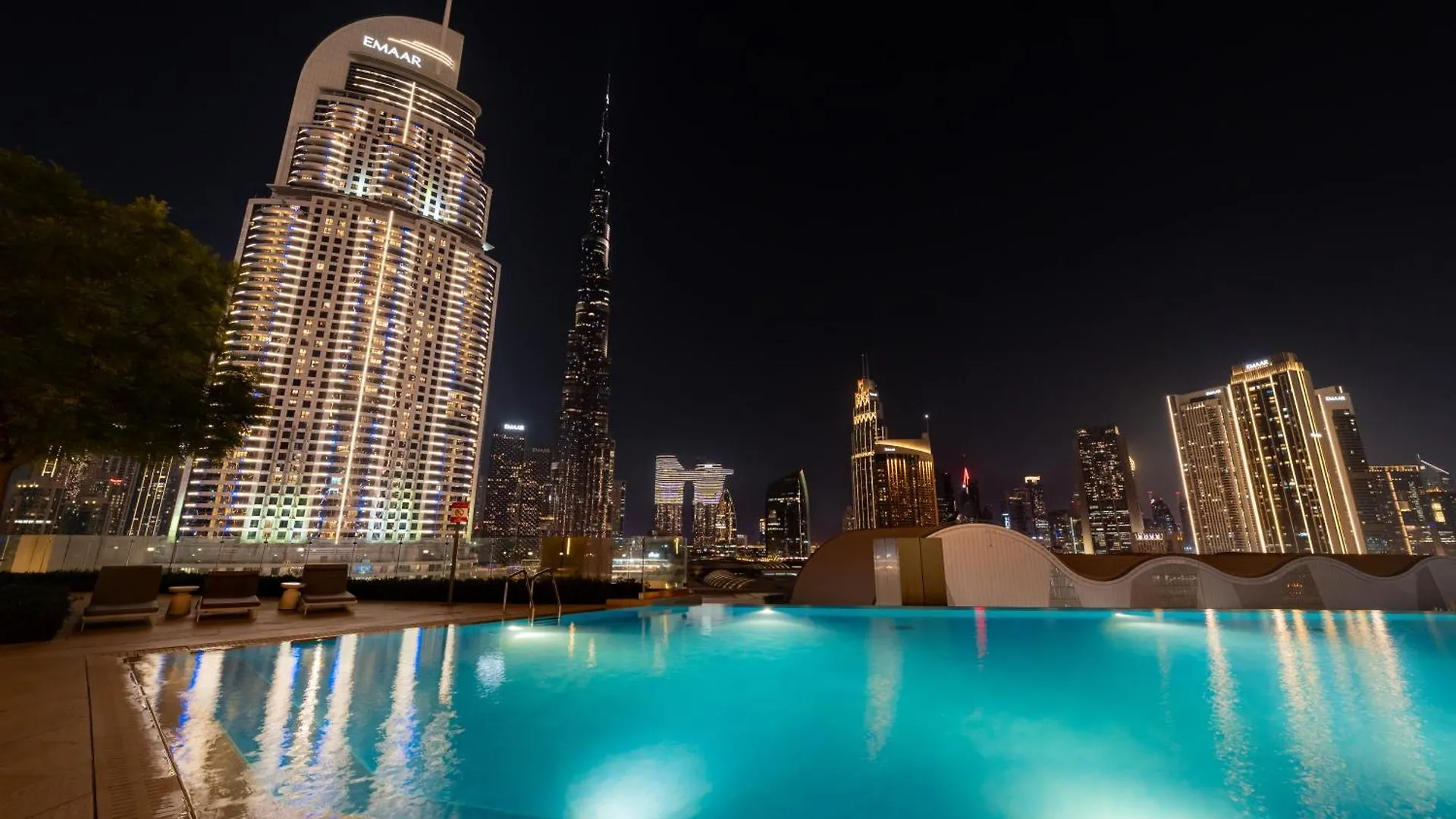 New! Ps5! Burj Khalifa View & Infinity Pool Lejlighed Dubai Forenede Arabiske Emirater